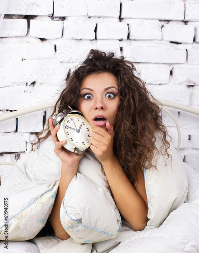 Oversleep girl