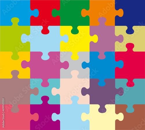 background colorful puzzles