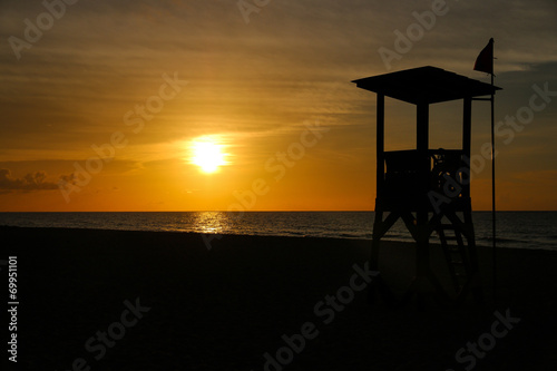 Sonnenuntergang am Strand © ch.krueger