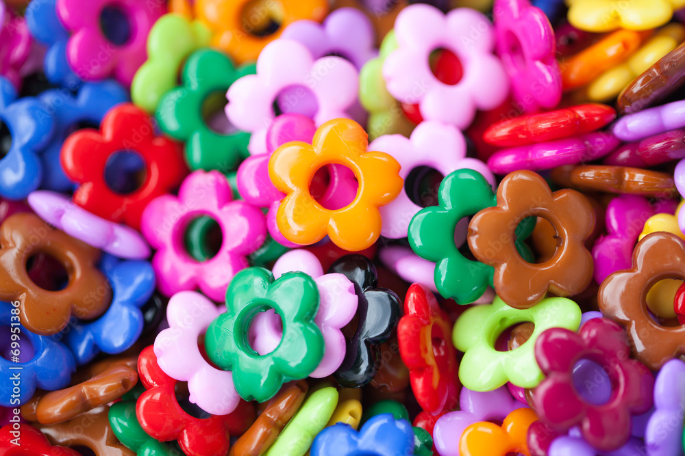colorful Flowers bead background colorful Flowers bead background