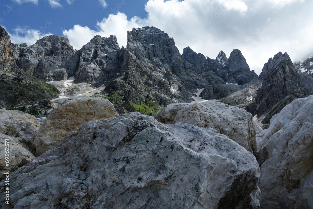 Rugged peaks of the Pale di San Martino