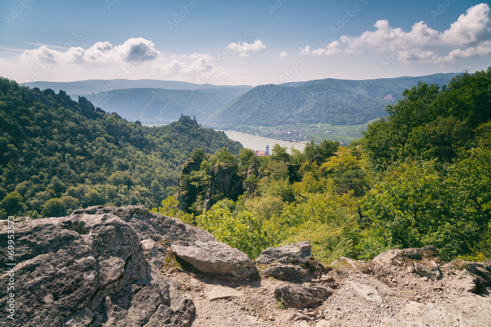 Fototapeta premium Wachau - Dürnstein Bergruine