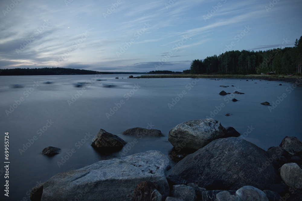 White Sea evening White Sea evening