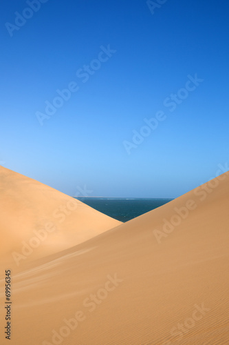 Dune di sabbia nel deserto della Namibia
