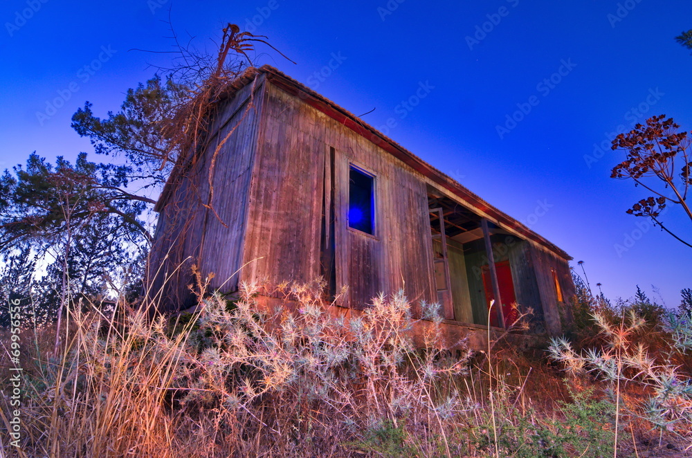 Abandoned Cabin - Light Painting Abandoned Cabin - Light Painting