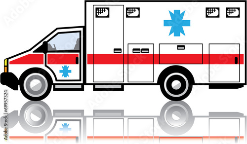Ambulance vector