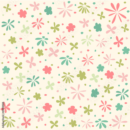 Seamless floral pattern, wallpaper