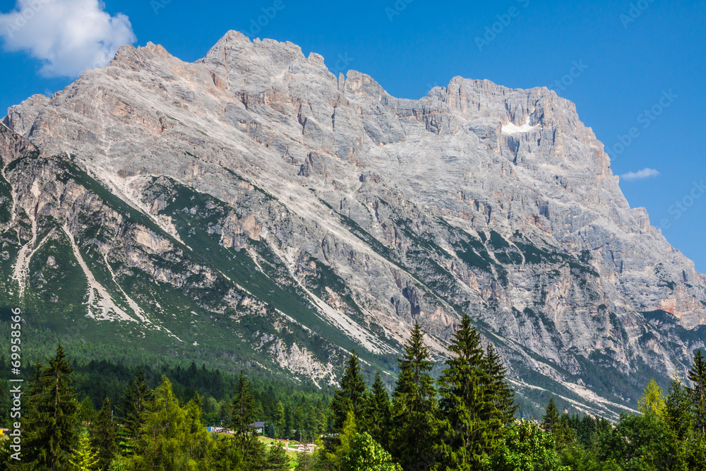 Beautiful Dolomite mountains near Cortina D'Ampezzo ,Pomagagnon