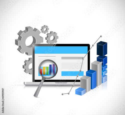 search engine optimization analysis illustration