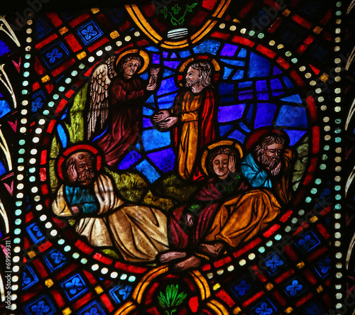 Jesus in the Garden of Gethsemane on Maundy Thursday