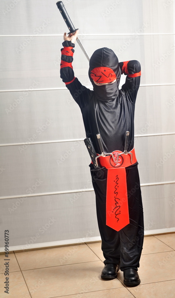 Purim (Halloween): Ninja Boy Purim (Halloween): Ninja Boy