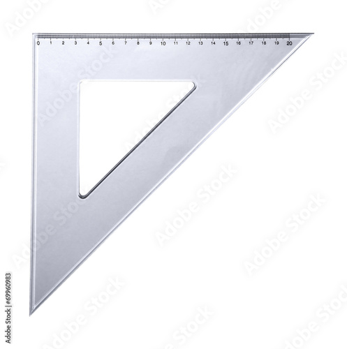 RULLER FOR MATHEMATICS AND GEOMETRY IN SCHOOL