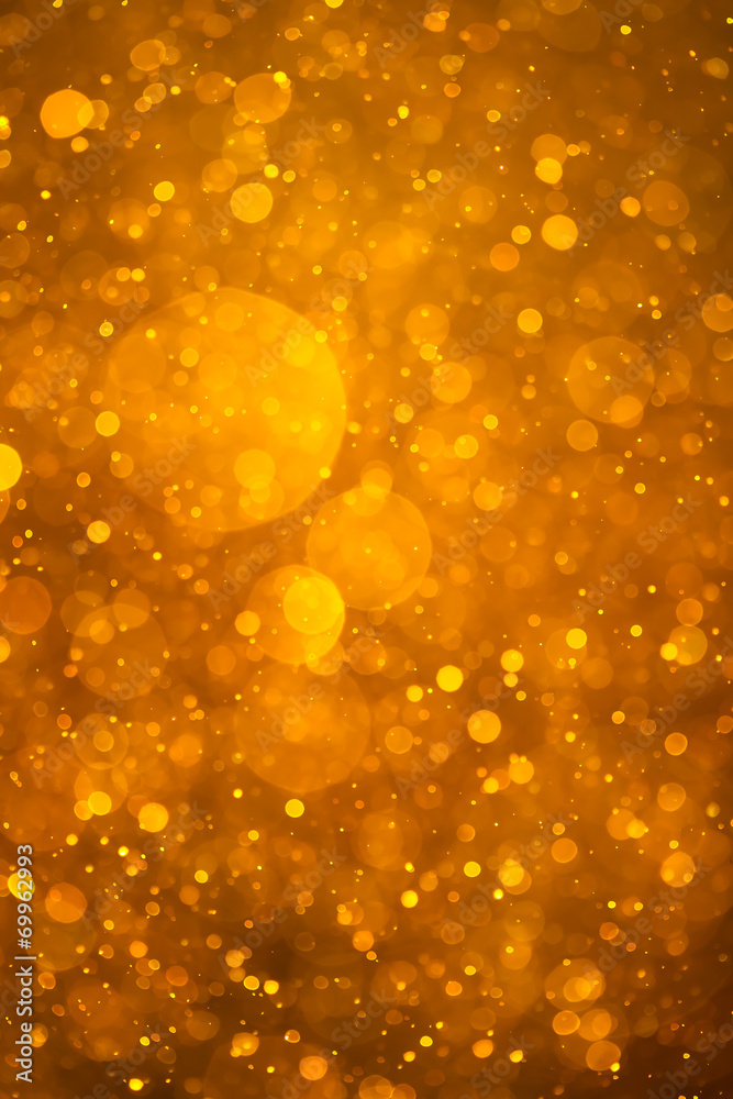 golden shiny bokeh background