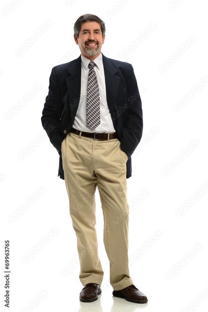 Hispanic Businessman Standing Hispanic Businessman Standing