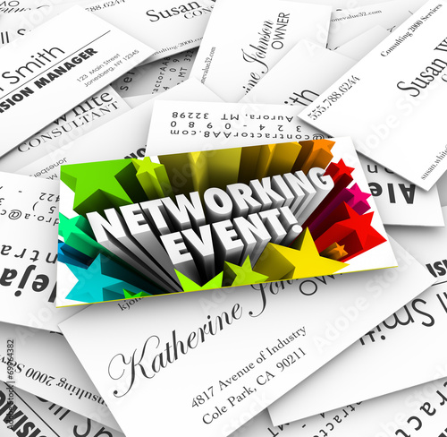Networking Event Business Cards Mixer Contacts Meeting