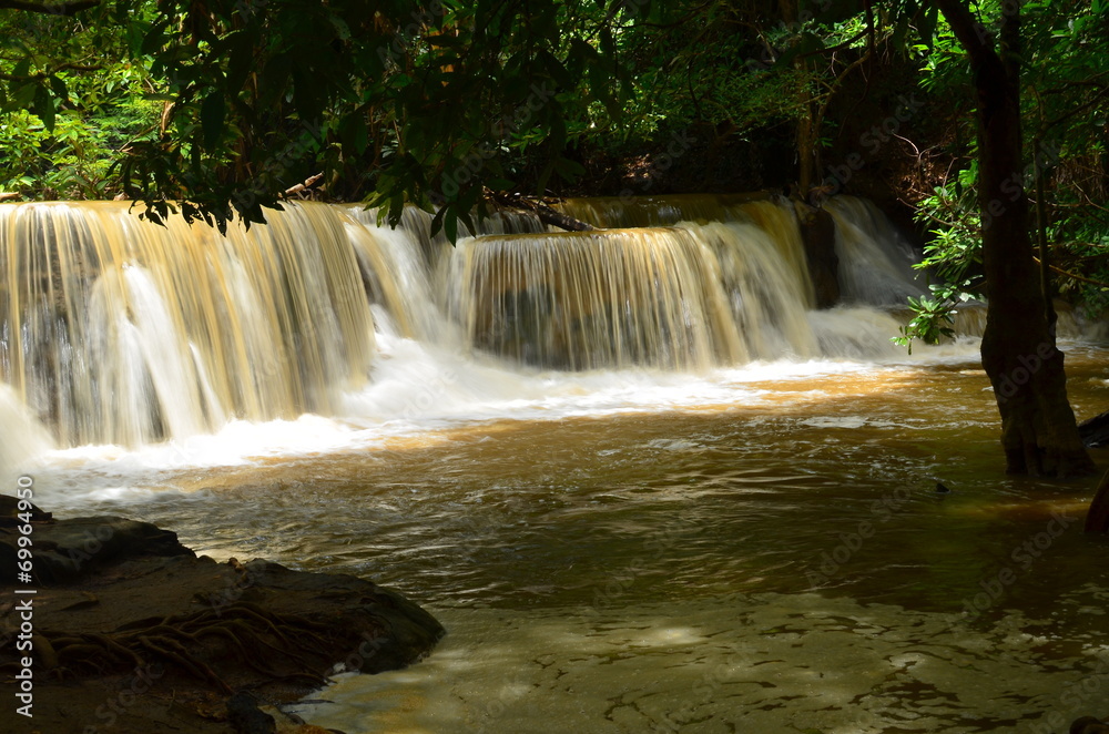 Obraz premium Natural Waterfalls in Rain Forests