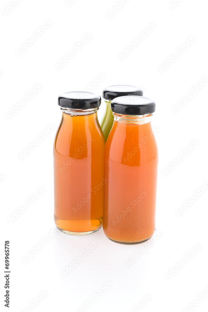 Juice bottle isolated on white background Juice bottle isolated on white background