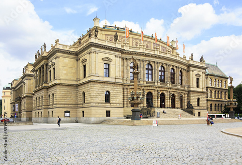 Rudolfinum - Philharmonic and Gallery in Prague.
