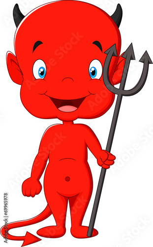Red devil cartoon