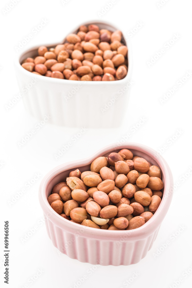 Peanut isolated on white background Peanut isolated on white background