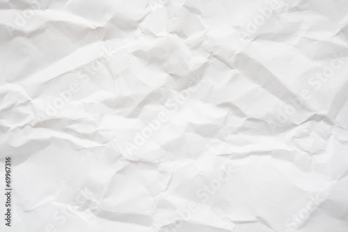 Crushed white paper