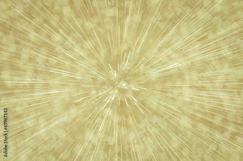 golden glitter explosion lights abstract background
