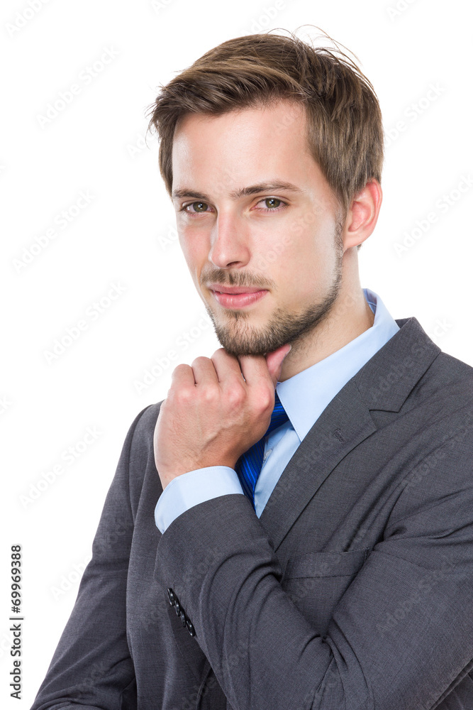 Caucasian businessman Caucasian businessman