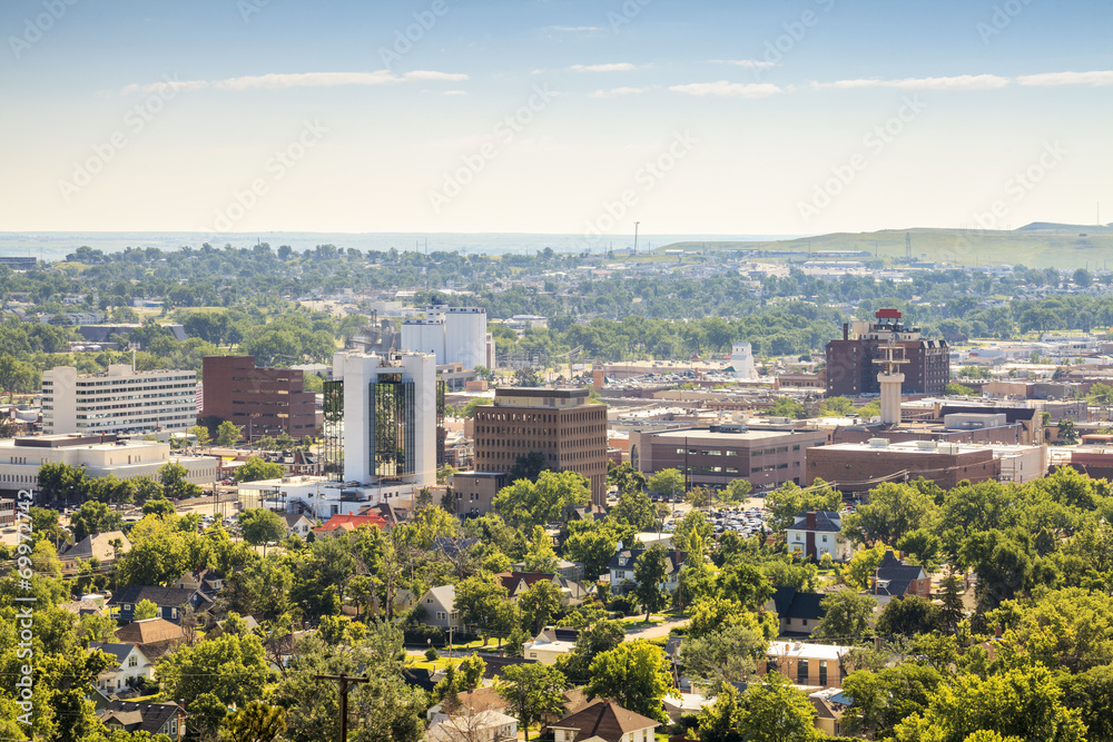 © malajscy - Panorama of Rapid City, South Dakota.