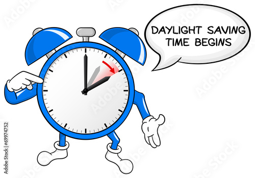 alarm clock change to daylight saving time