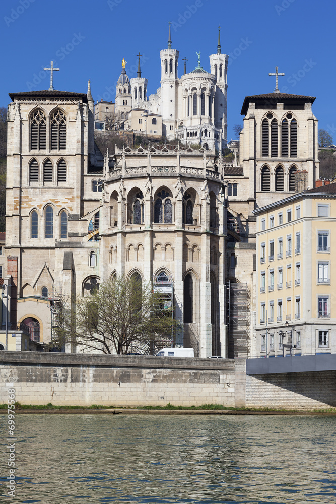 Saint Jean cathedrale and Notre Dame de Fourviere basilica