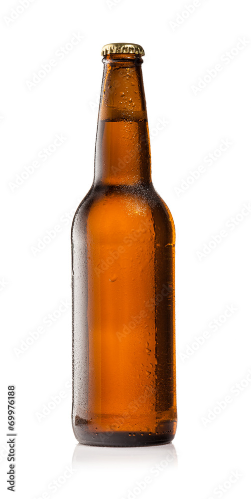 Bottle of beer isolated on white background Bottle of beer isolated on white background