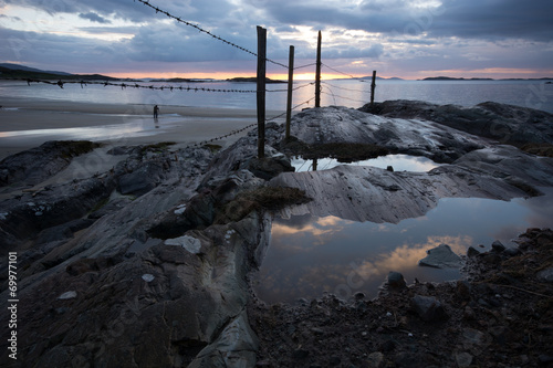 Photographing the sunset photo