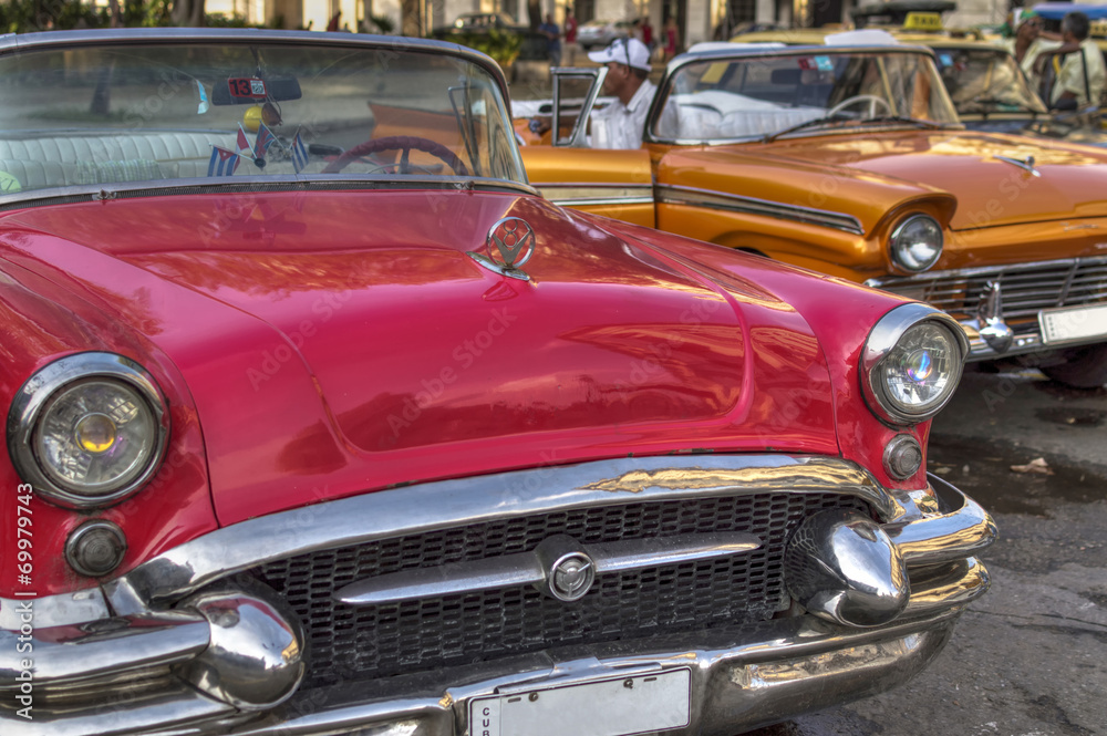 Classic american cars in Havana, Cuba