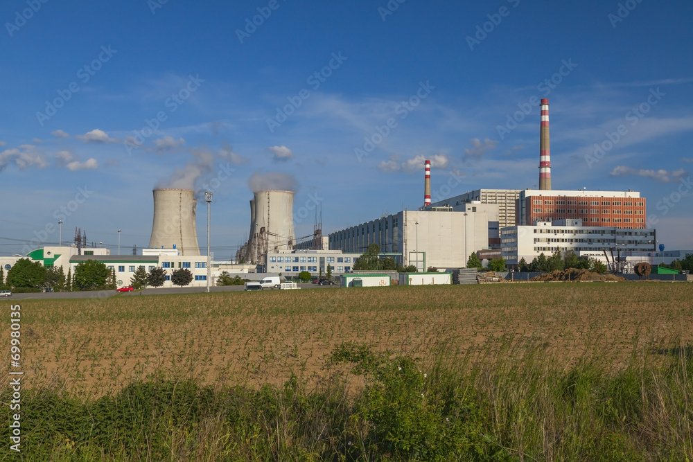 Nuclear power plant Dukovany in Czech Republic Europe