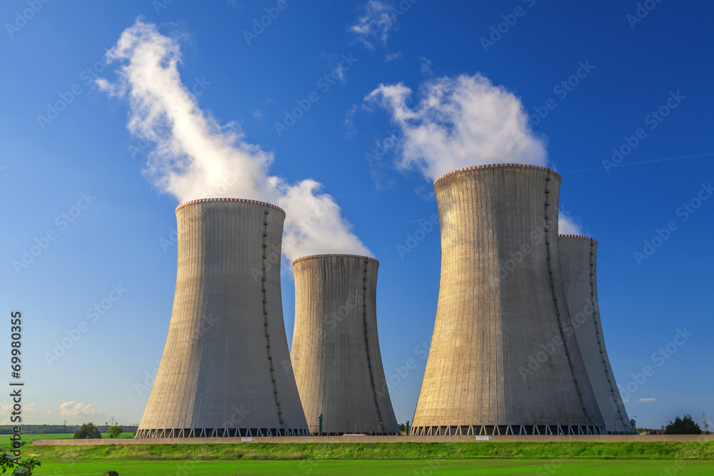 Nuclear power plant Dukovany in Czech Republic Europe