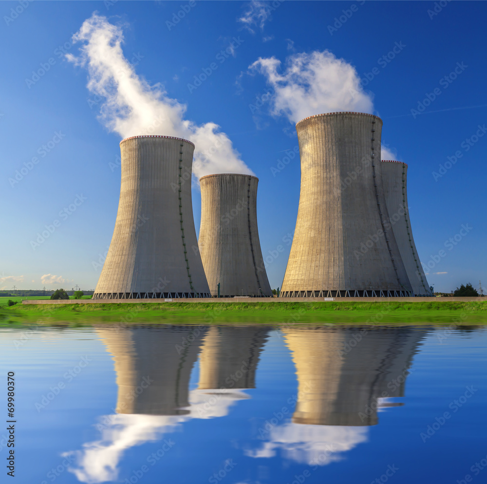 Nuclear power plant Dukovany in Czech Republic Europe