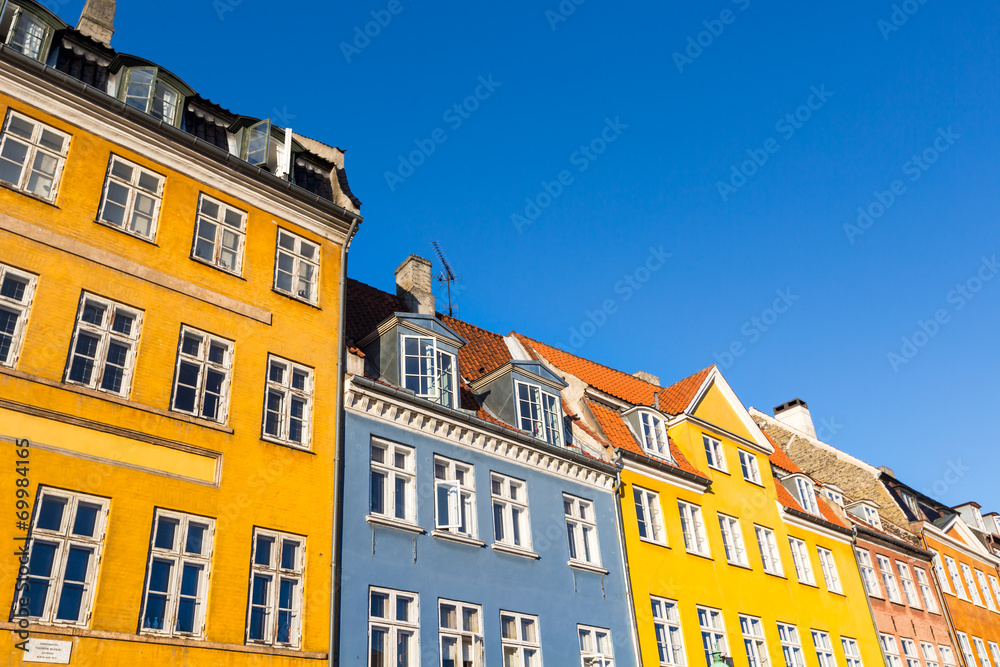 Traditional architecture in Copenhagen, Denmark.