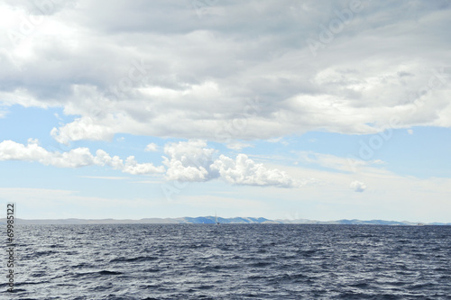 grey clouds over Adriatic Sea in Dalmatia © vvoe