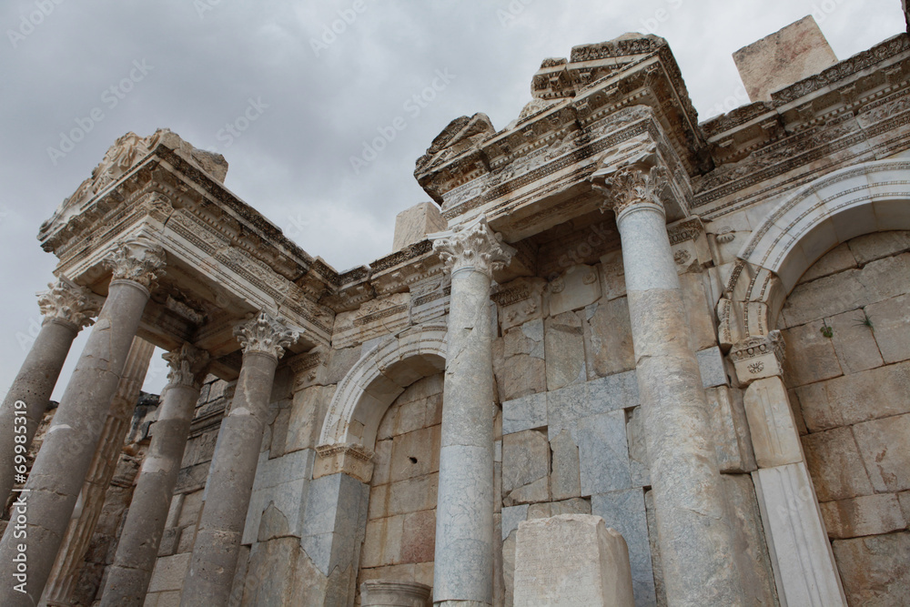 Obraz premium Antonine Nymphaeum in Sagalassos Ancient City in Burdur.