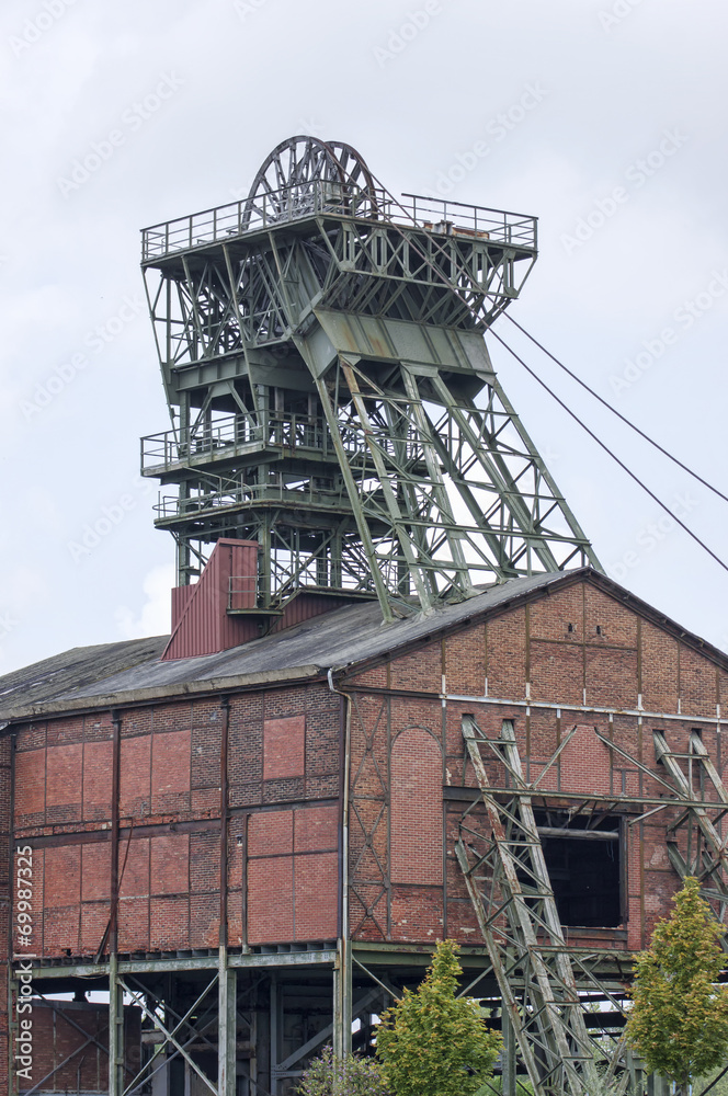 Fördergerüst 1/2 Zeche Radpod in Hamm, Deutschland Fördergerüst 1/2 Zeche Radpod in Hamm, Deutschland