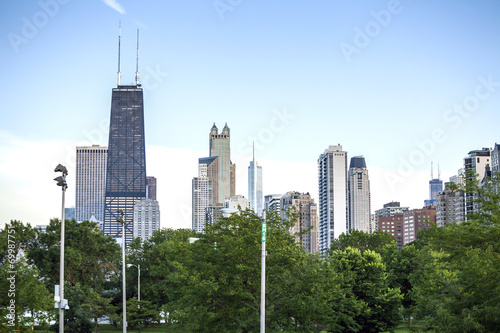 Chicago skyline, Illinois, USA