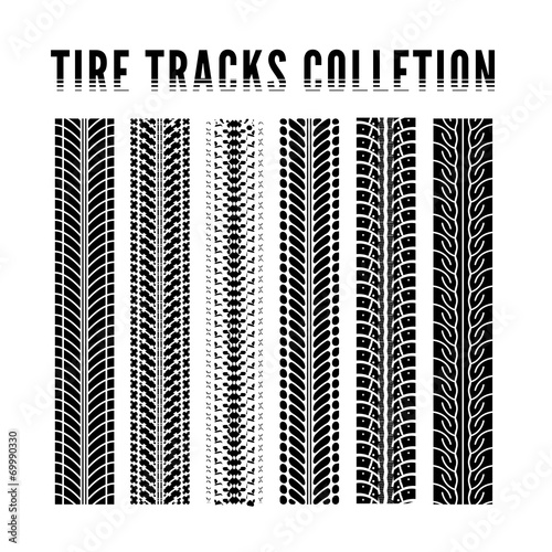 Tire tracks