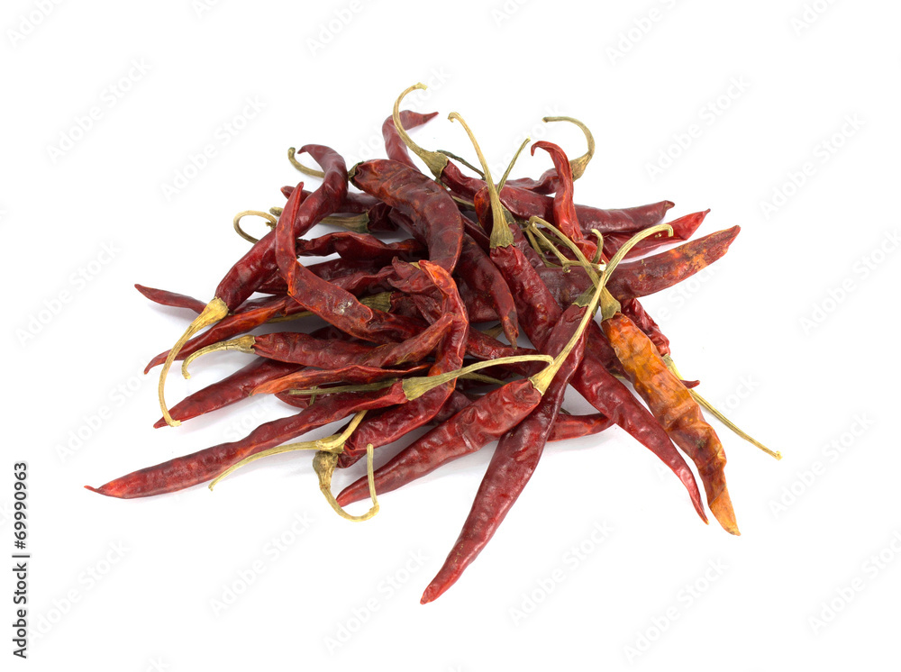 Fototapeta premium dry red chili peppers