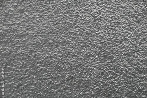 silver painted cement walls