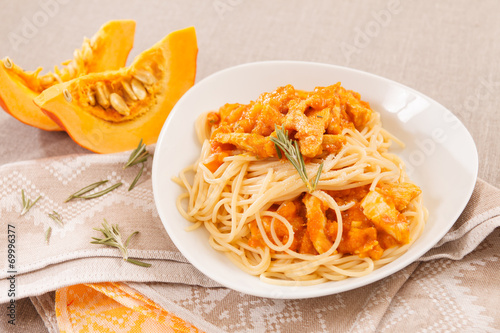 pasta with pumpkin