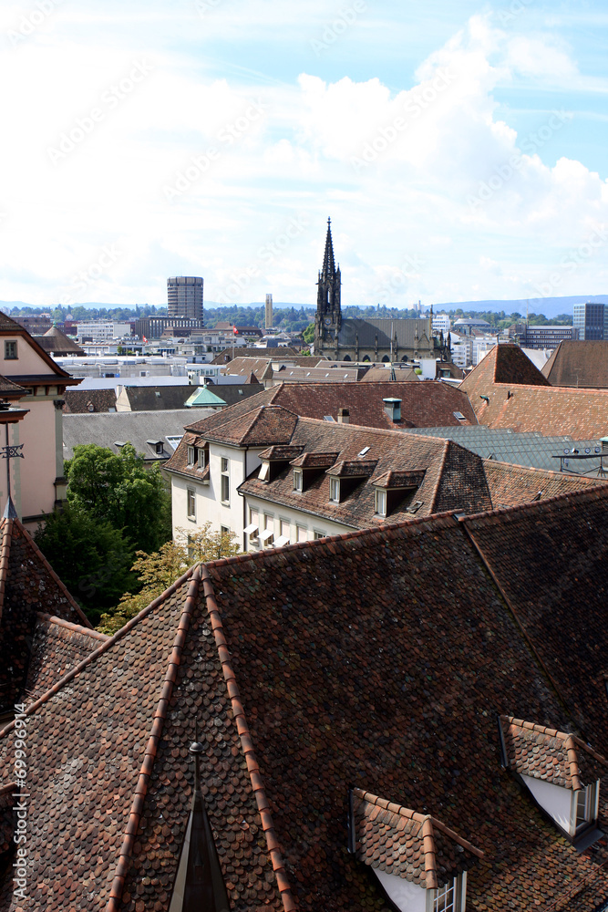 View of Basel from Munster, Switzerland