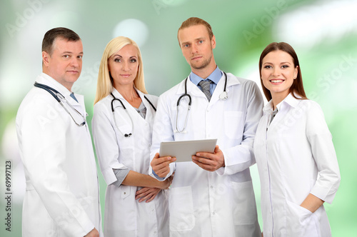 Medical workers in hospital