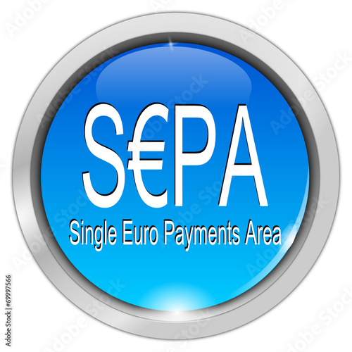 SEPA - Single Euro Payments Area - Button