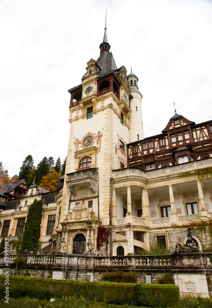 Fairytale Castle Peles, Sinaia, Romania