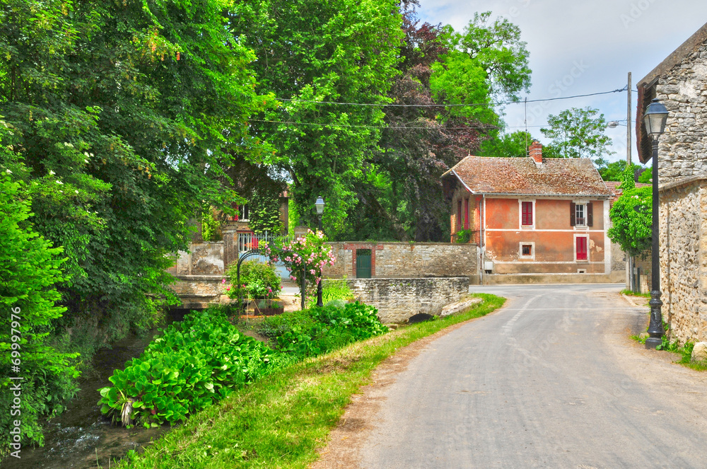 France, the picturesque village of Brueil en Vexin